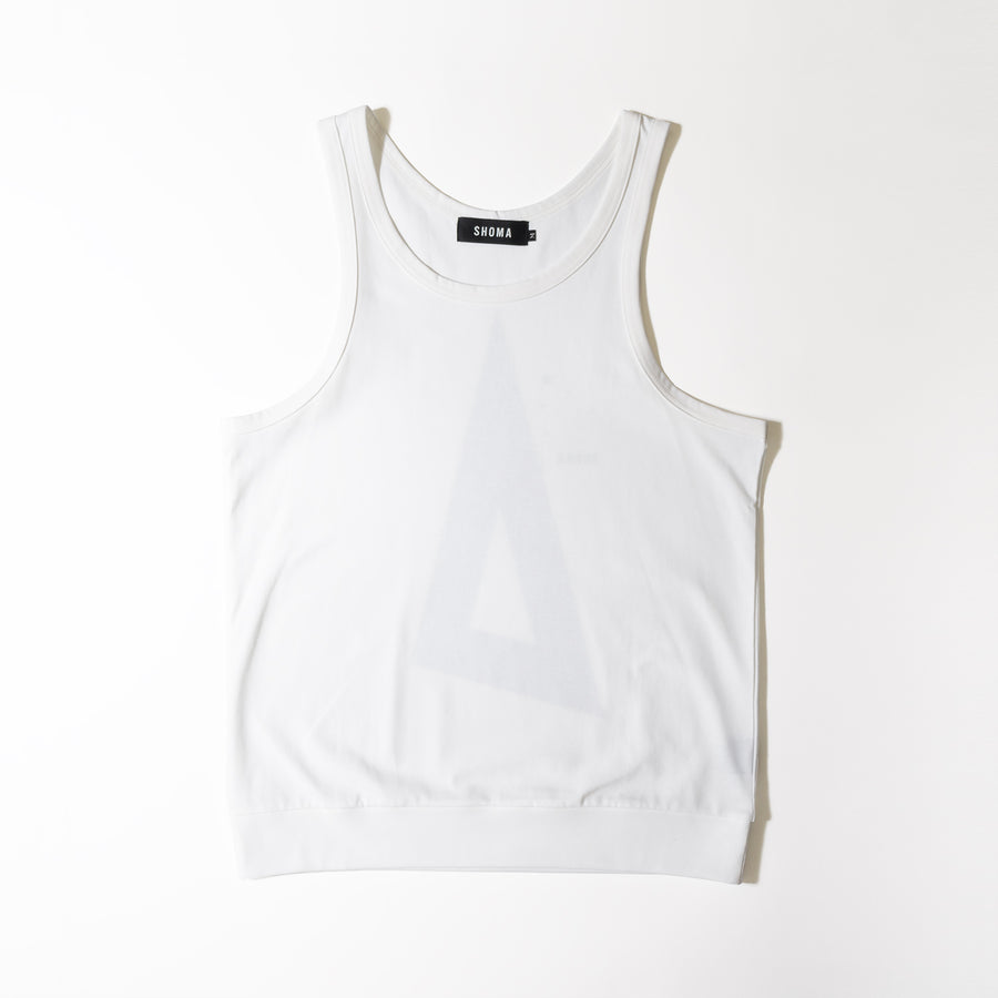 JERSEY ACTIVE TOP［Triangle of SHOMA］- White