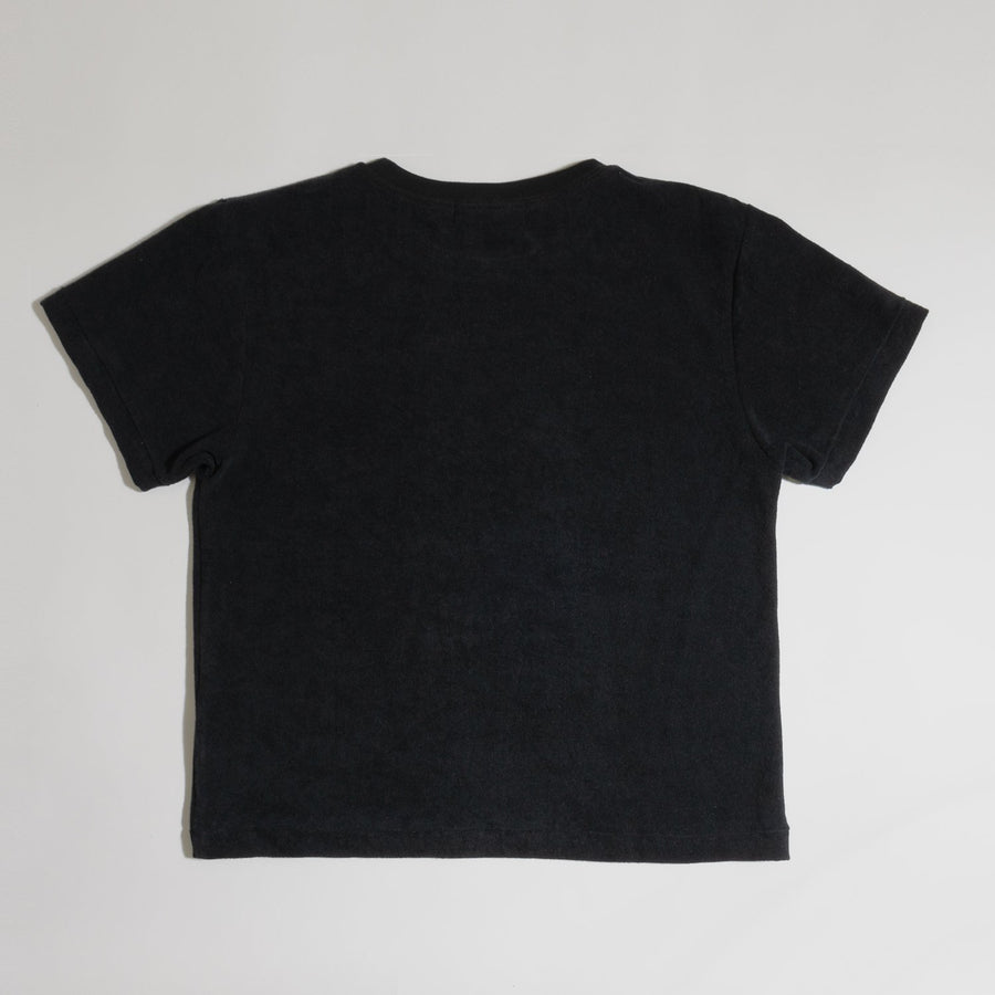 PILE CREW NECK T［YOU GAIN THE COOL］- Black